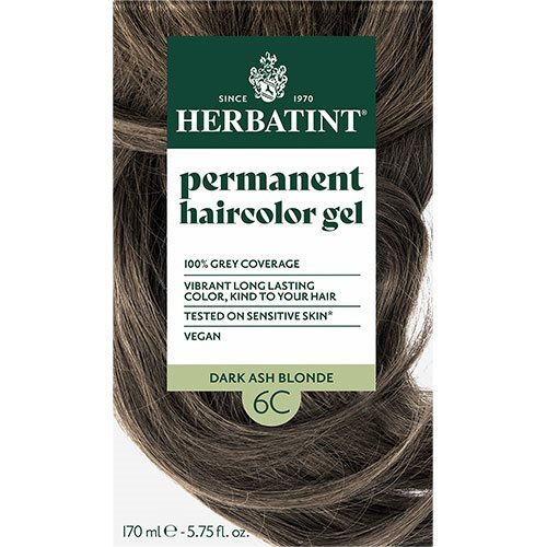 Herbatint 6c Hårfarve Dark Ash Blonde 170 Ml