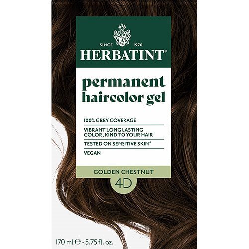 Herbatint 4d Hårfarve Golden Chestnut 170 Ml