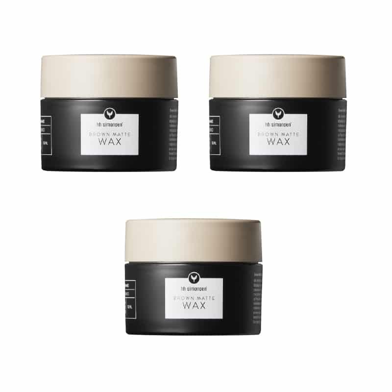 Hh Simonsen Brown Matte Clay Wax 90ml Stk