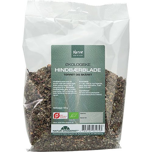 Hindbærblade økologiske 100 Gram