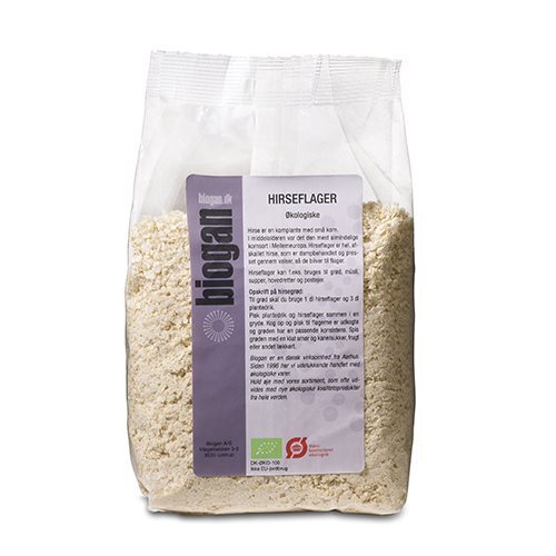 Hirseflager økologisk 500 Gram