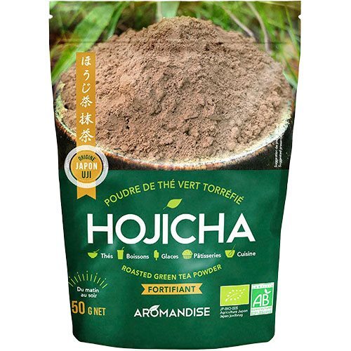 Hojicha Grøn Te Pulver økollogisk 50 Gram