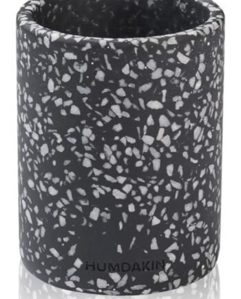 Humdakin Lucca Terrazzo Vase Med Låg  Sort