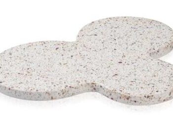 Humdakin Milan Terrazzo Plade  Rød Beige