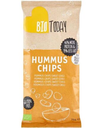 Hummuschips Med Sød Chili øko  75 Gram