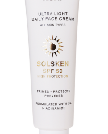 Idun Ultra Light Daily Face Cream  Solsken Spf50  30ml