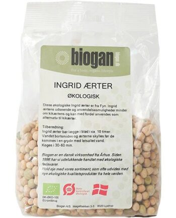 Ingrid ærter øko  500 Gram