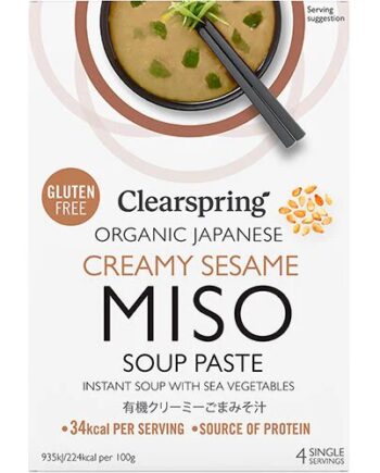 Instant Miso Soup Cremet Sesam øko  60 Gram