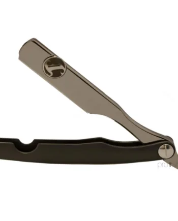 Irving Barber Company Straight Razor  Matte Black   Gun Metal