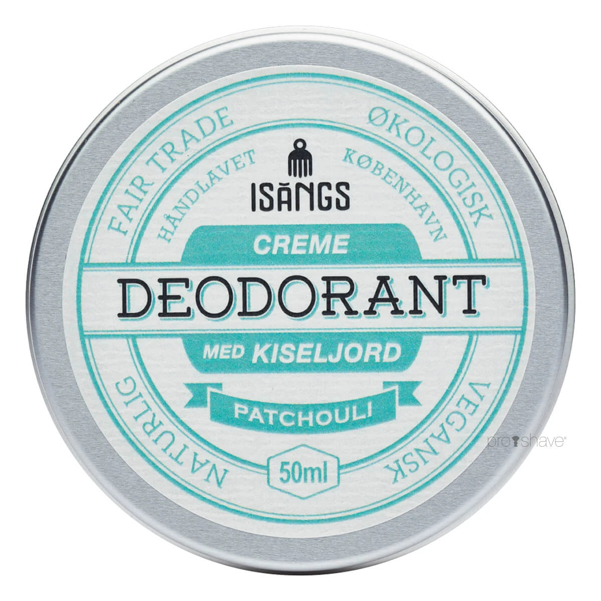 Isangs Creme Deodorant Med Kiseljord Patchouli 50 Ml