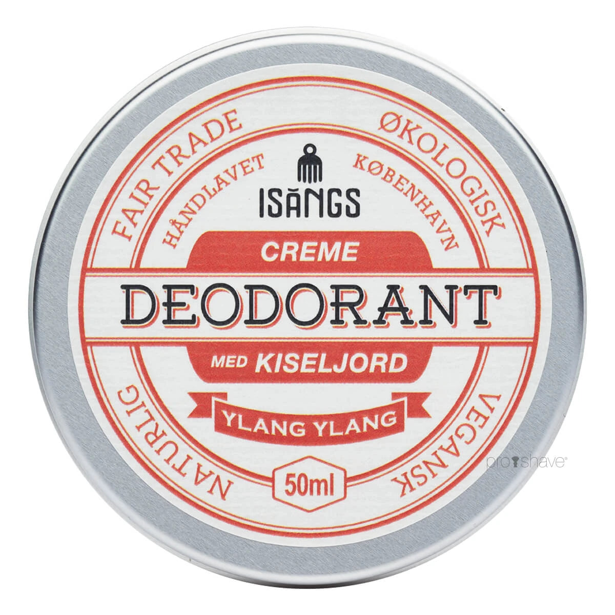 Isangs Creme Deodorant Med Kiseljord Ylang Ylang 50 Ml