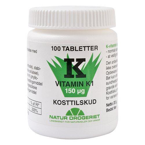 K1-vitamin 150 Mcg  100tab