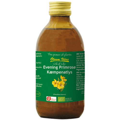 Kæmpenatlysolie økologisk 250 Ml