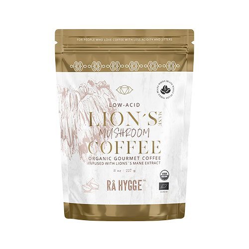 Kaffe   Lion   Mane Svampeekstrakt Hele Bønner økologisk 227 Gram