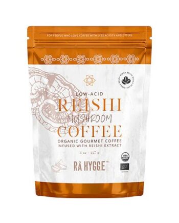 Kaffe   Reishi Svampeekstrakt Hele Bønner økologisk 227 Gram