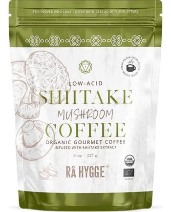Kaffe    Shiitake Svampeektrakt Filtermalet økologisk 227 Gram