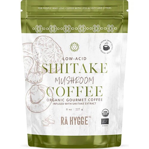 Kaffe Shiitake Svampeektrakt Filtermalet økologisk 227 Gram