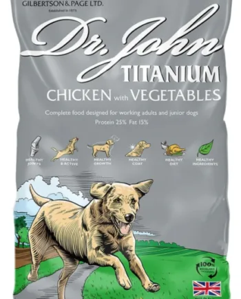 15 Kg Dr  John Titanium Voksenfoder Med Kylling