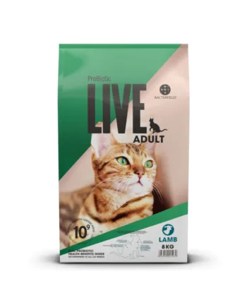 Kg  Probiotic Live Adult Kat Kattefoder Med Lam