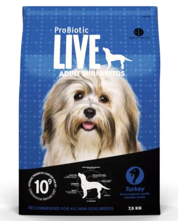 Kg Probiotic Live Adult Mini Breeds Voksenfoder Med Kalkun Til Små Hunderacer