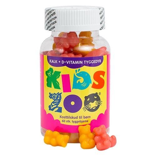 Kids Zoo Kalk     Gelé Kanin 60 Stk