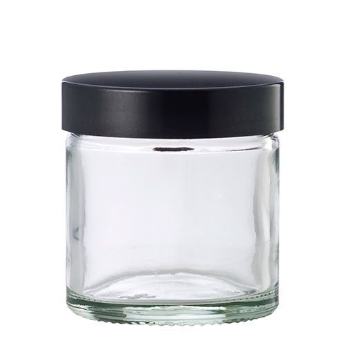 Klar Glaskrukke Låg 60ml