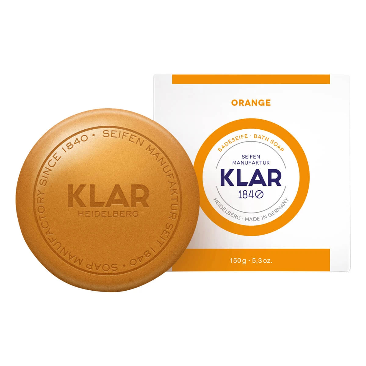 Klar Seifen Badesæbe Appelsin 150 Gr