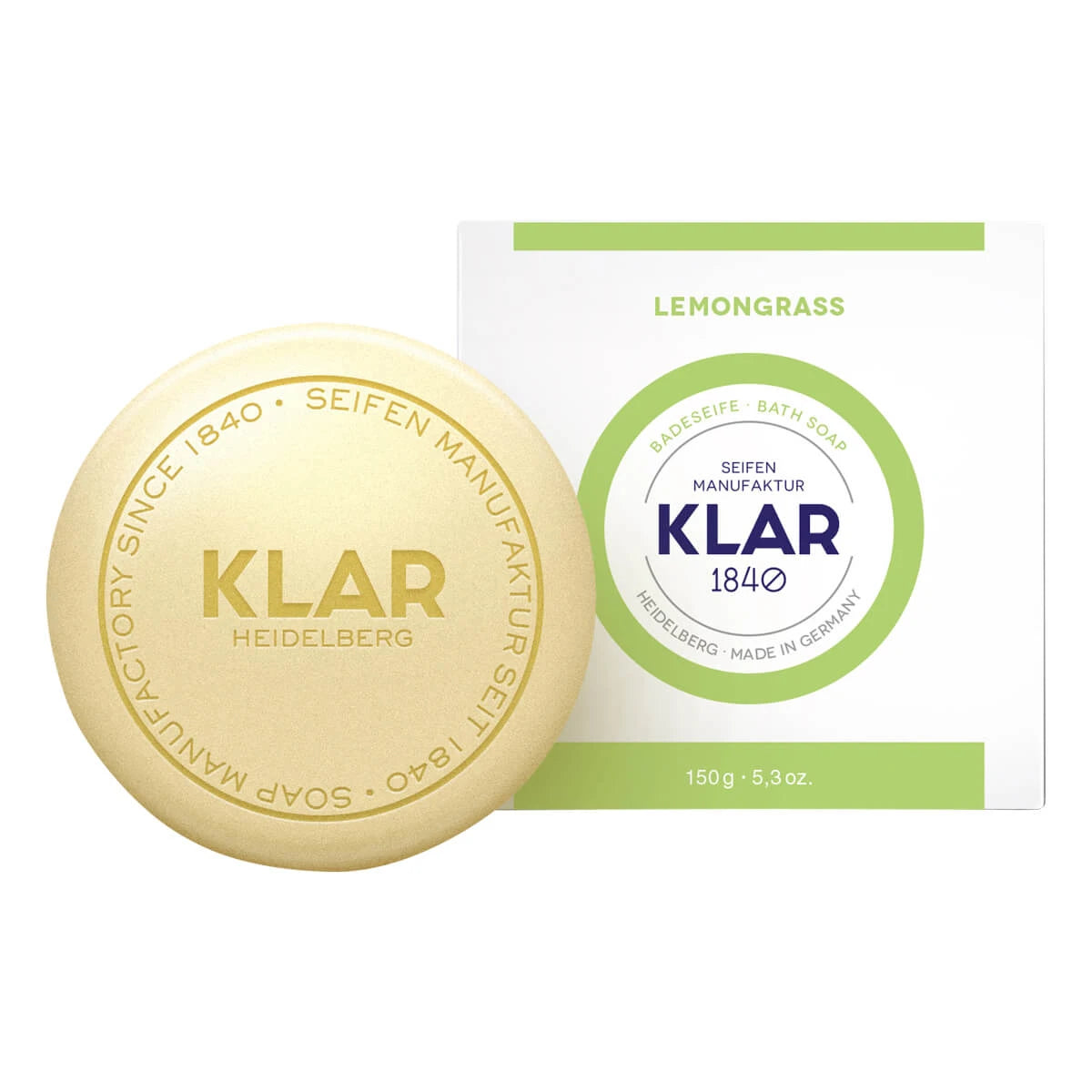 Klar Seifen Badesæbe Citrongræs 150 Gr