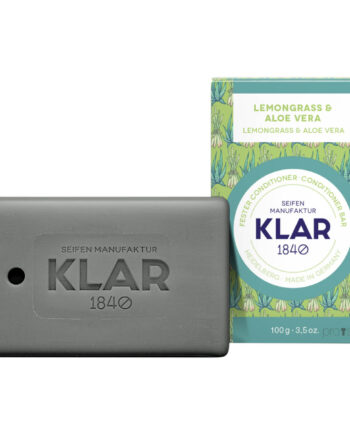 Klar Seifen Conditioner Bar  Citrongræs   Aloe Vera  100 Gr