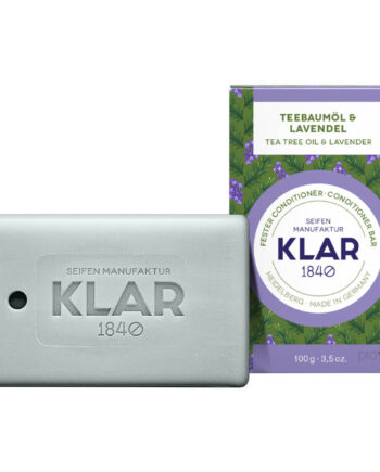 Klar Seifen Conditioner Bar  Tea Tree Oil   Lavendel  100 Gr