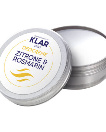 Klar Seifen Deodorant Creme  Citron   Rosmarin  65 Ml