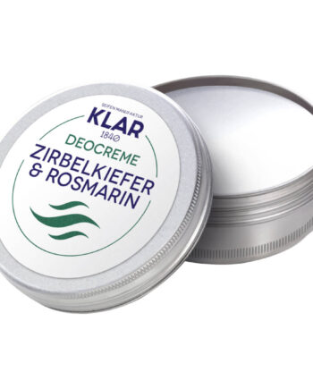 Klar Seifen Deodorant Creme  Fyrretræ   Rosmarin  65 Ml