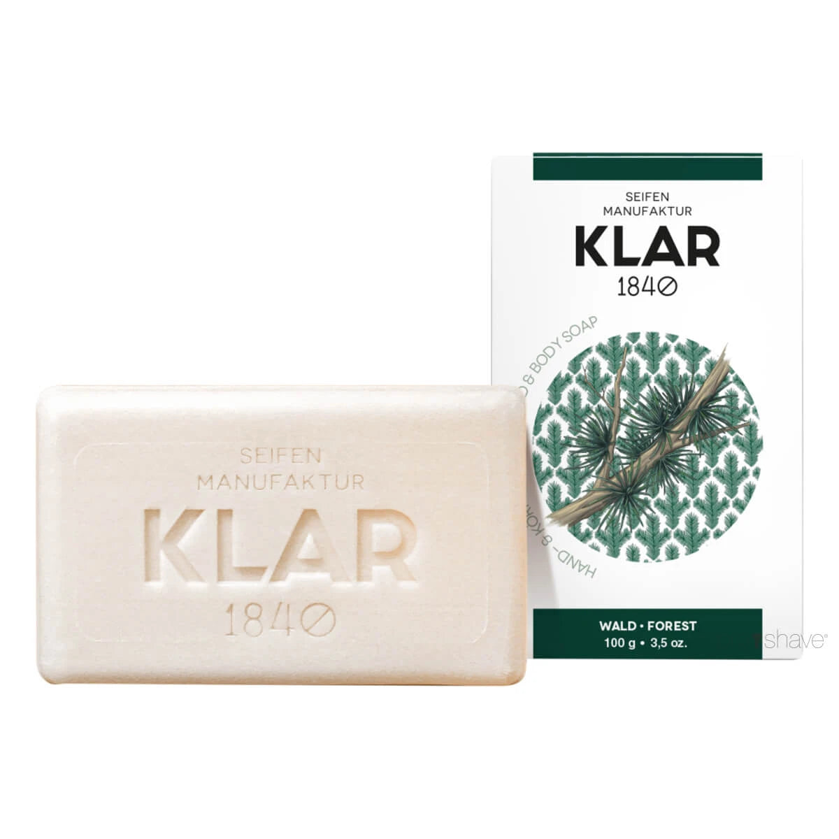 Klar Seifen Sæbe Skov 100 Gr