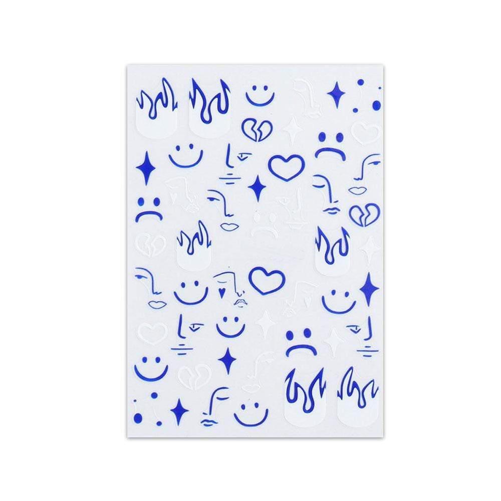 Klistermærker Blue Smileys
