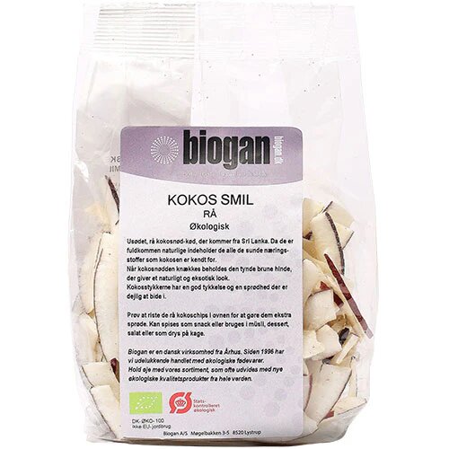 Kokos Smil Rå øko 175 Gram