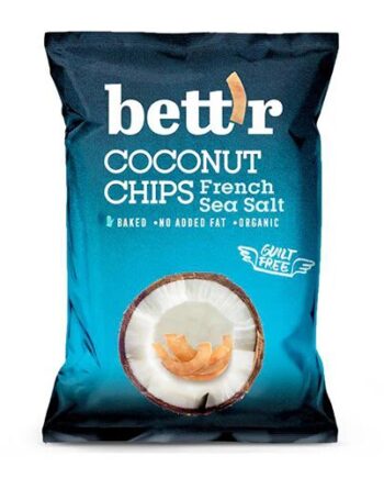 Kokoschips Med Havsalt    40 Gram