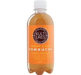 Kombucha Ginger   Lime     Bull  400 Ml