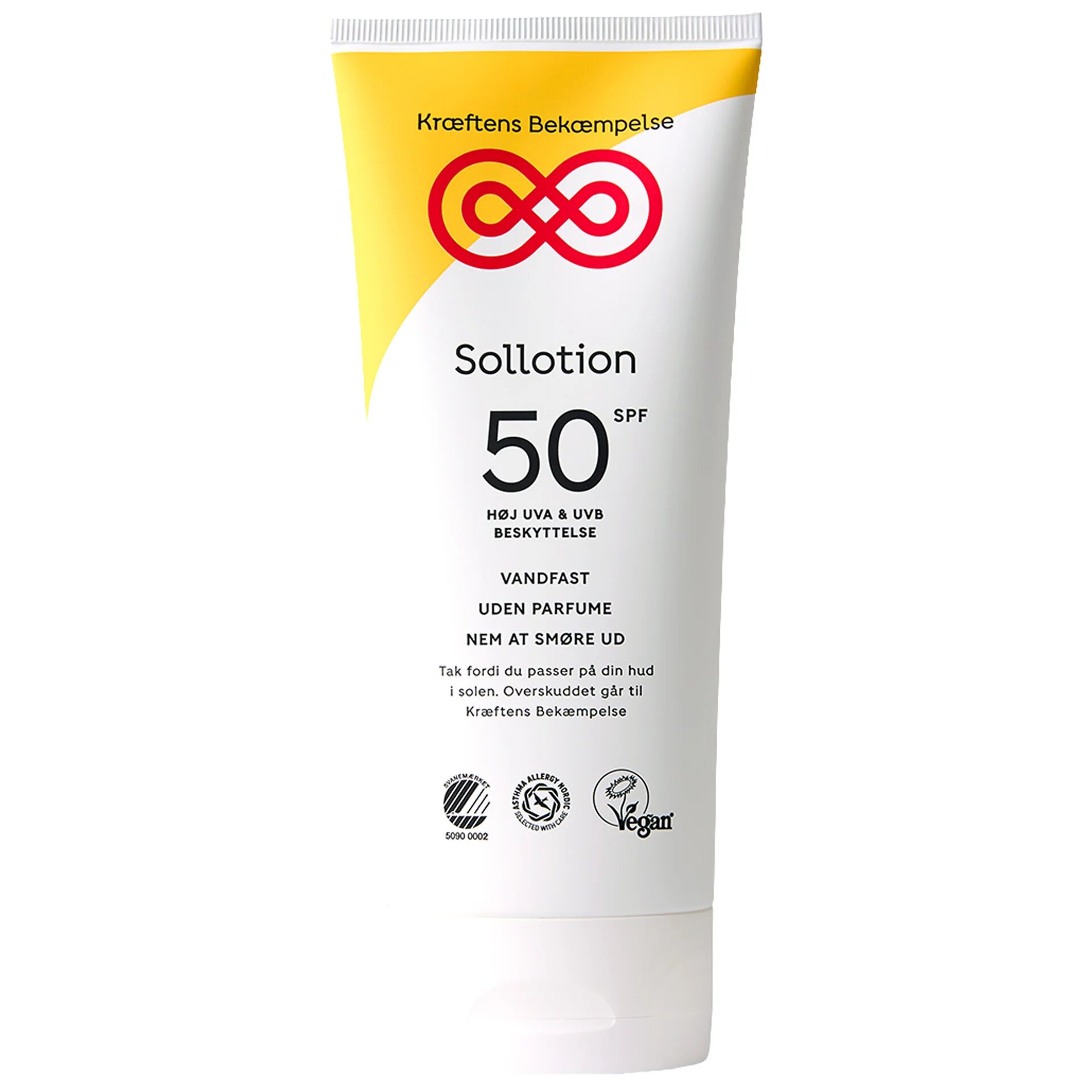 Kræftens Bekæmpelse Sollotion Spf50 200 Ml