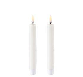 Kronelys Led Hvid  -pak       15   Cm