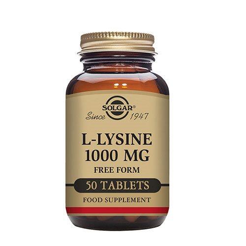-lysine 1000 Mg Solgar 50 Tabletter