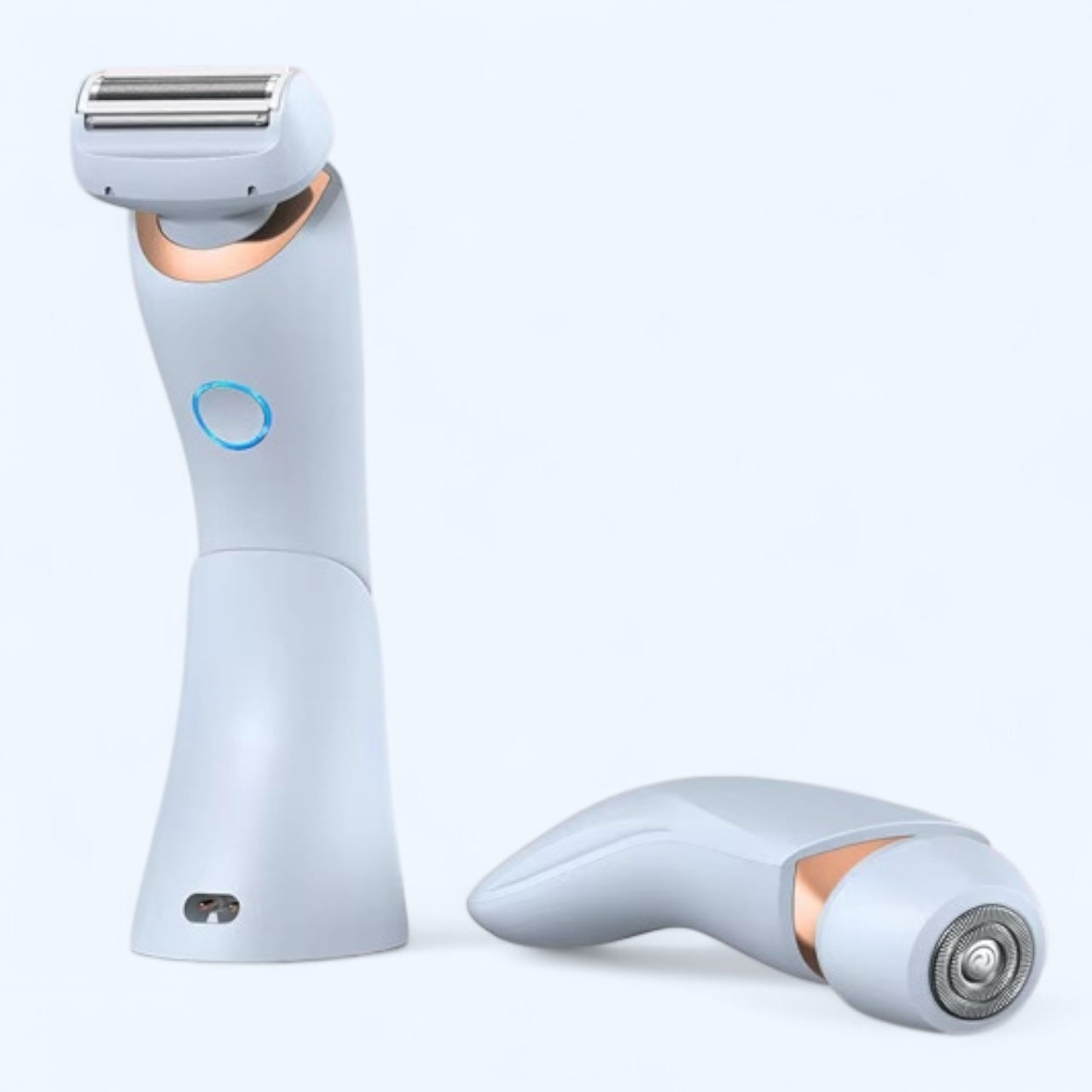 Ladyshaver Blå Med Ladestation