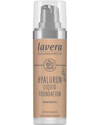Lavera Hyaluron Liquid Foundation Warm Nude 03  30ml