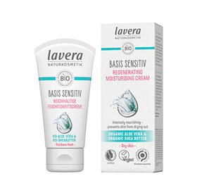 Lavera Regenerating Moisturising Day Cream Basis Sensitiv Bull 50 Ml Udløb 11 25