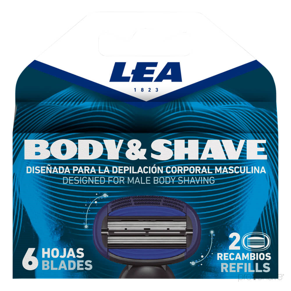 Lea Classic Body Shave Cartridge Med Refill Barberblade Klinger