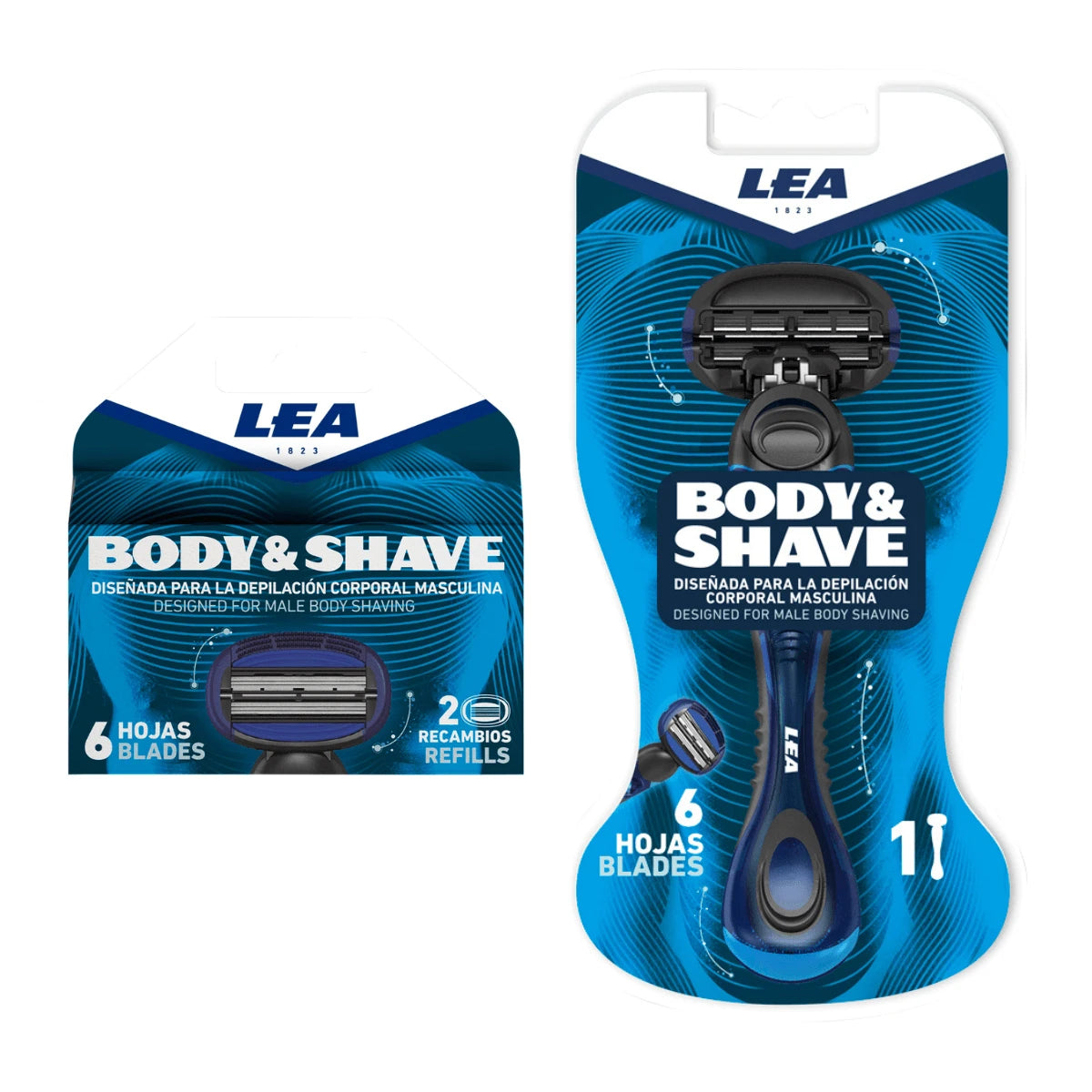 Lea Classic Body   Shave Sæt  Skraber   Barberblade