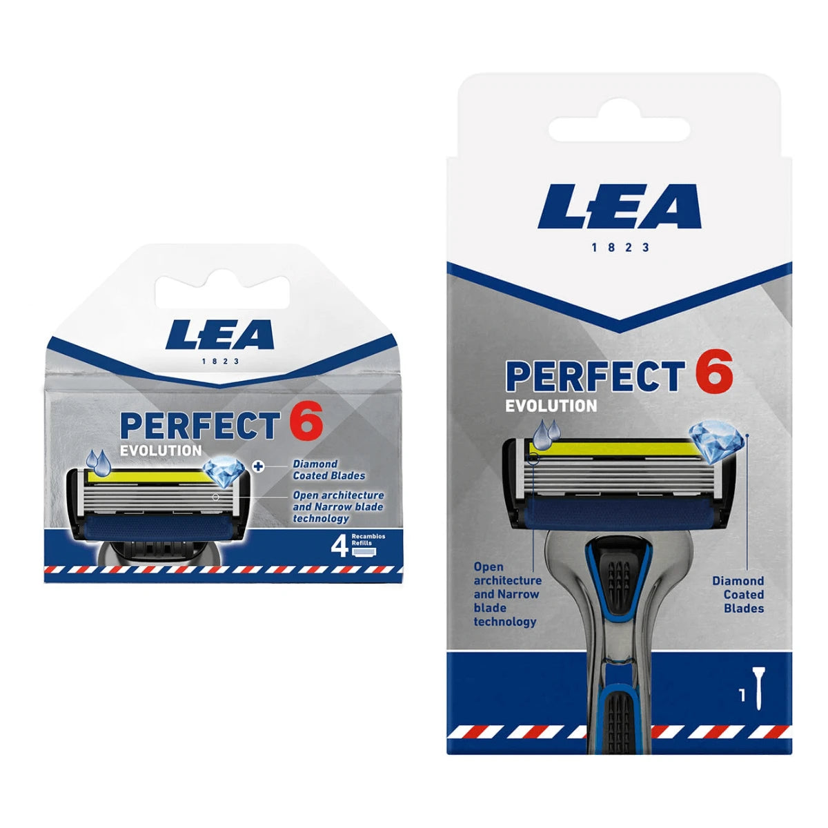 Lea Classic Perfect   Evolution Sæt  Skraber   Barberblade