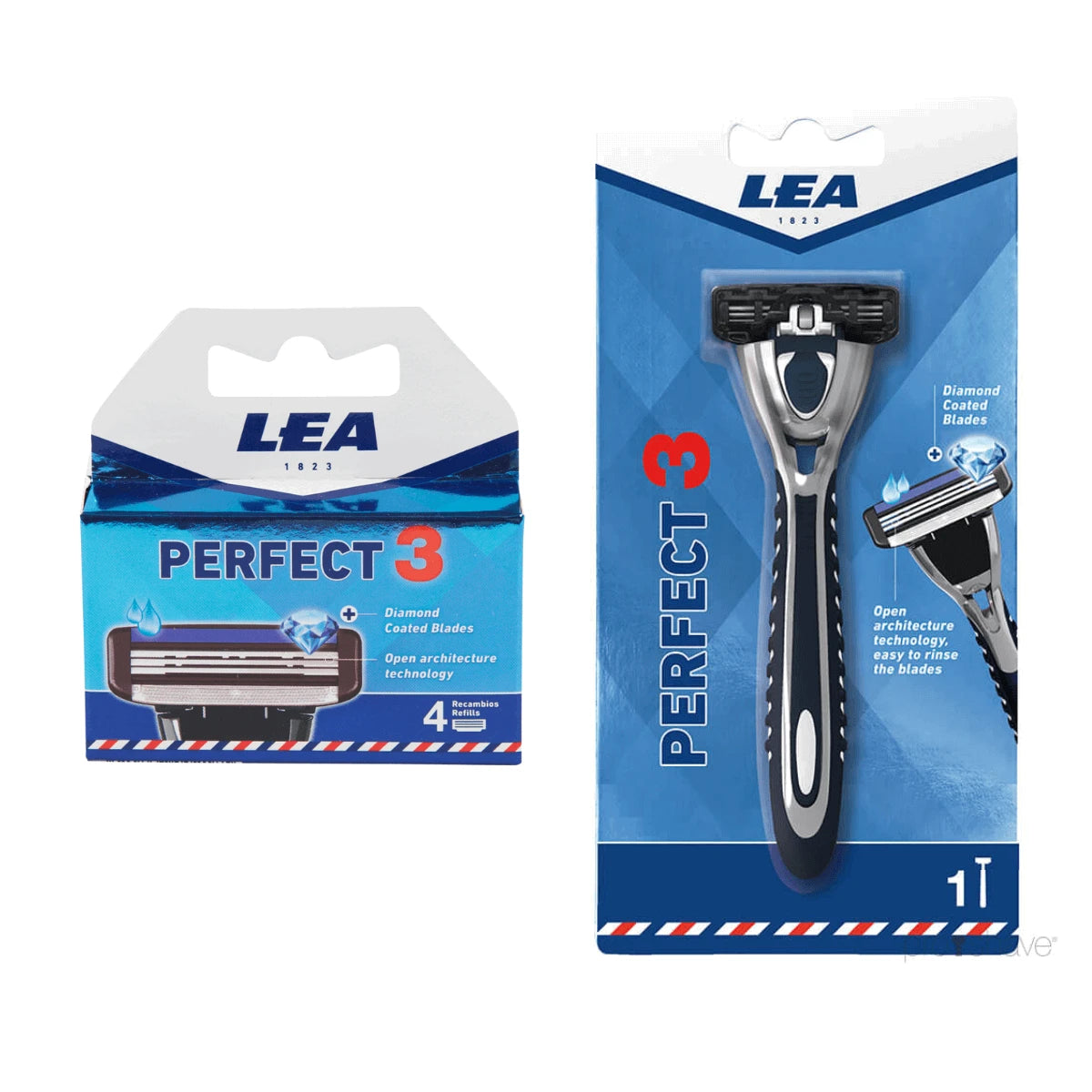 Lea Classic Perfect   Sæt  Skraber   Barberblade