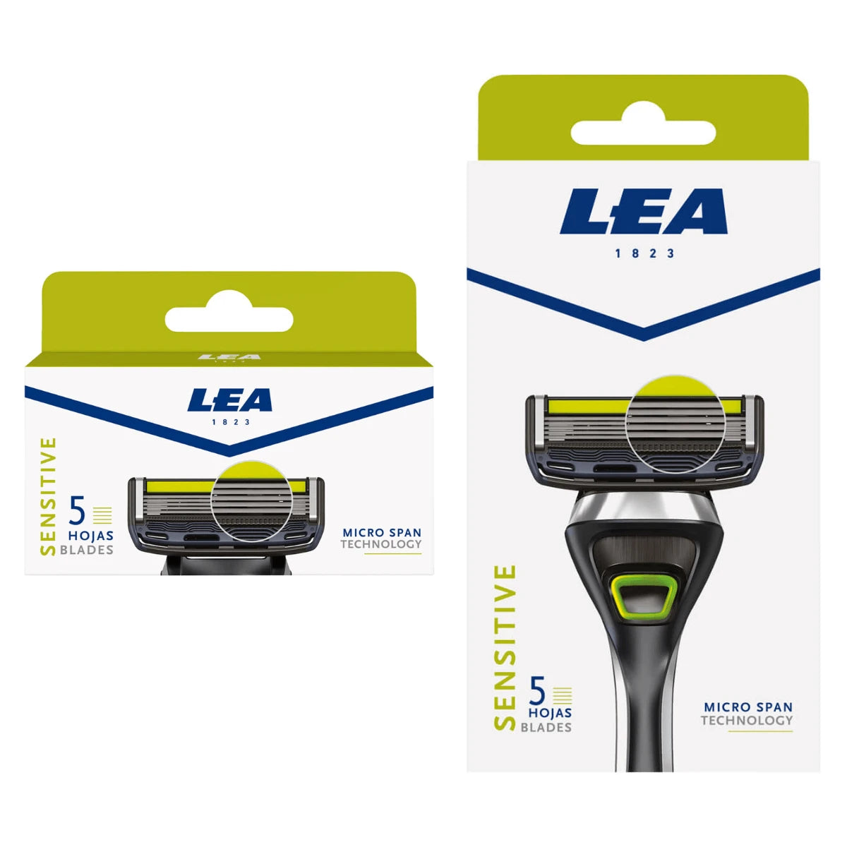Lea Classic Sensitive   Sæt  Skraber   Barberblade