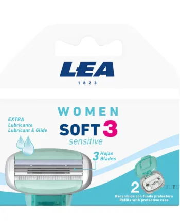 Lea Classic Soft   Sensitive  Pakke Med   Ekstra Barberblade    Klinger  Women