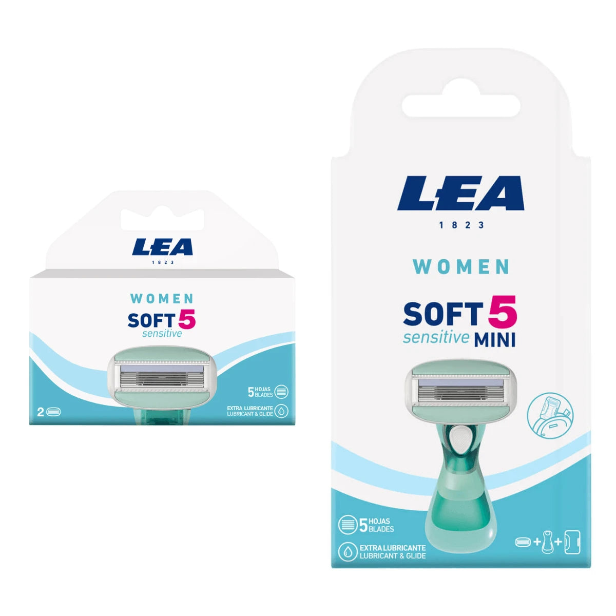Lea Classic Soft   Sensitive Sæt  Skraber   Barberblade